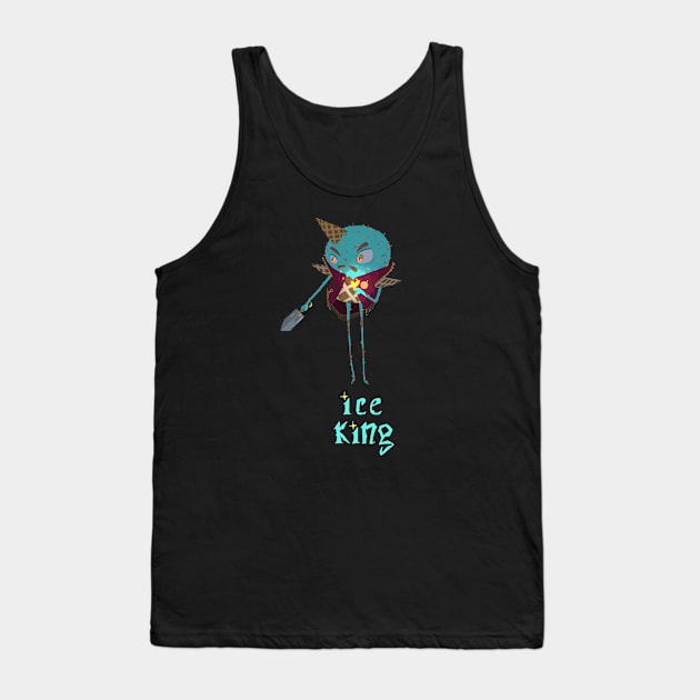 Ice King Mint dark Tank Top by Broutille